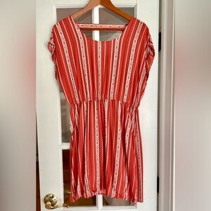 Pink Republic Burnt Orange Dress, Size Medium NWOT